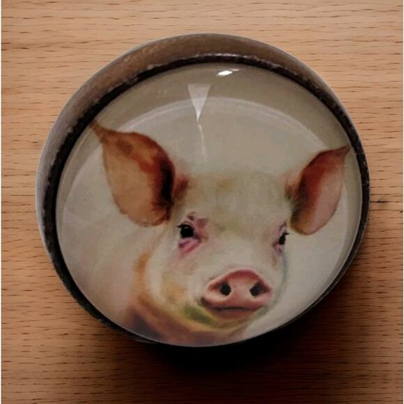 PIG Drawer Pull Knob Country Farm Animal Dairy Ranch Farmhouse DIY Hardware NEW - Picture 2 of 6